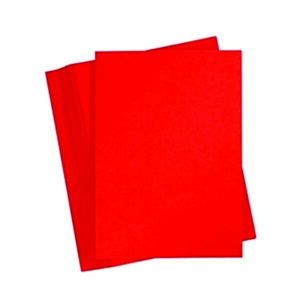 A4  SIZE COLOUR PAPER RED