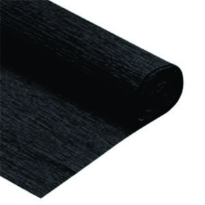 CREPE  PAPER  BLACK    COLOUR