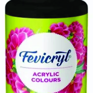  ACRYLIC COLOUR 500 ML BLACK   COLOUR